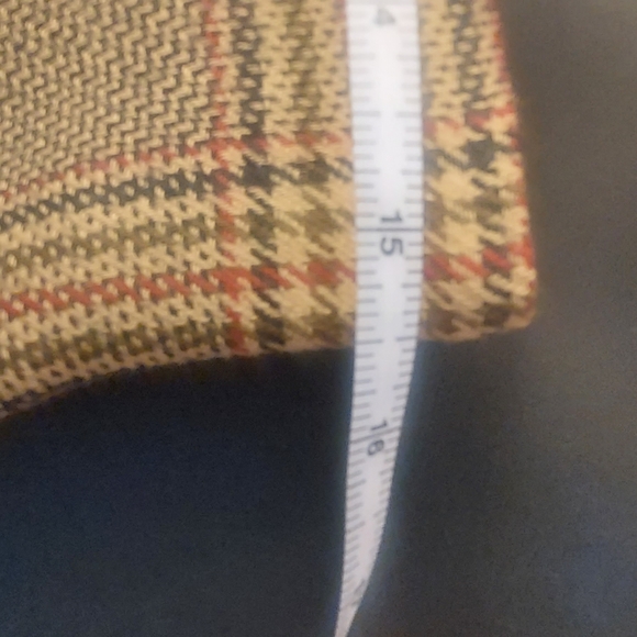 ! Jones New York 100%Wool lined plaid skirt 14 - Picture 5 of 7